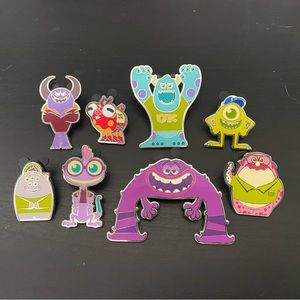 Disney Monsters University complete set blind box pins